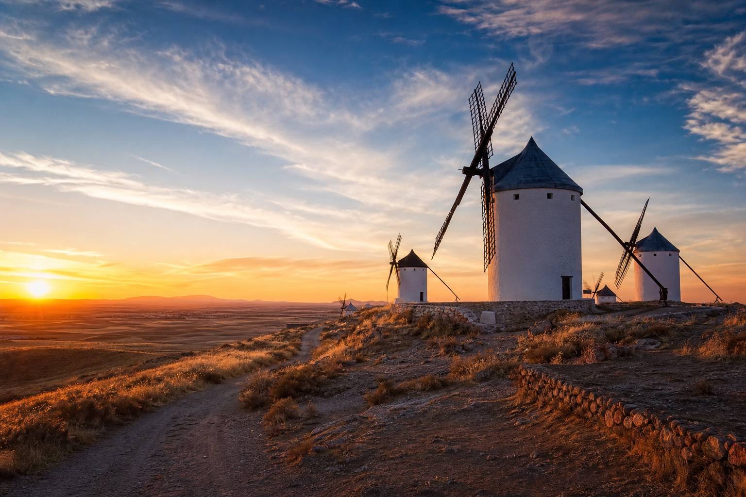 Las mejores rutas entre molinos de Castilla-La Mancha