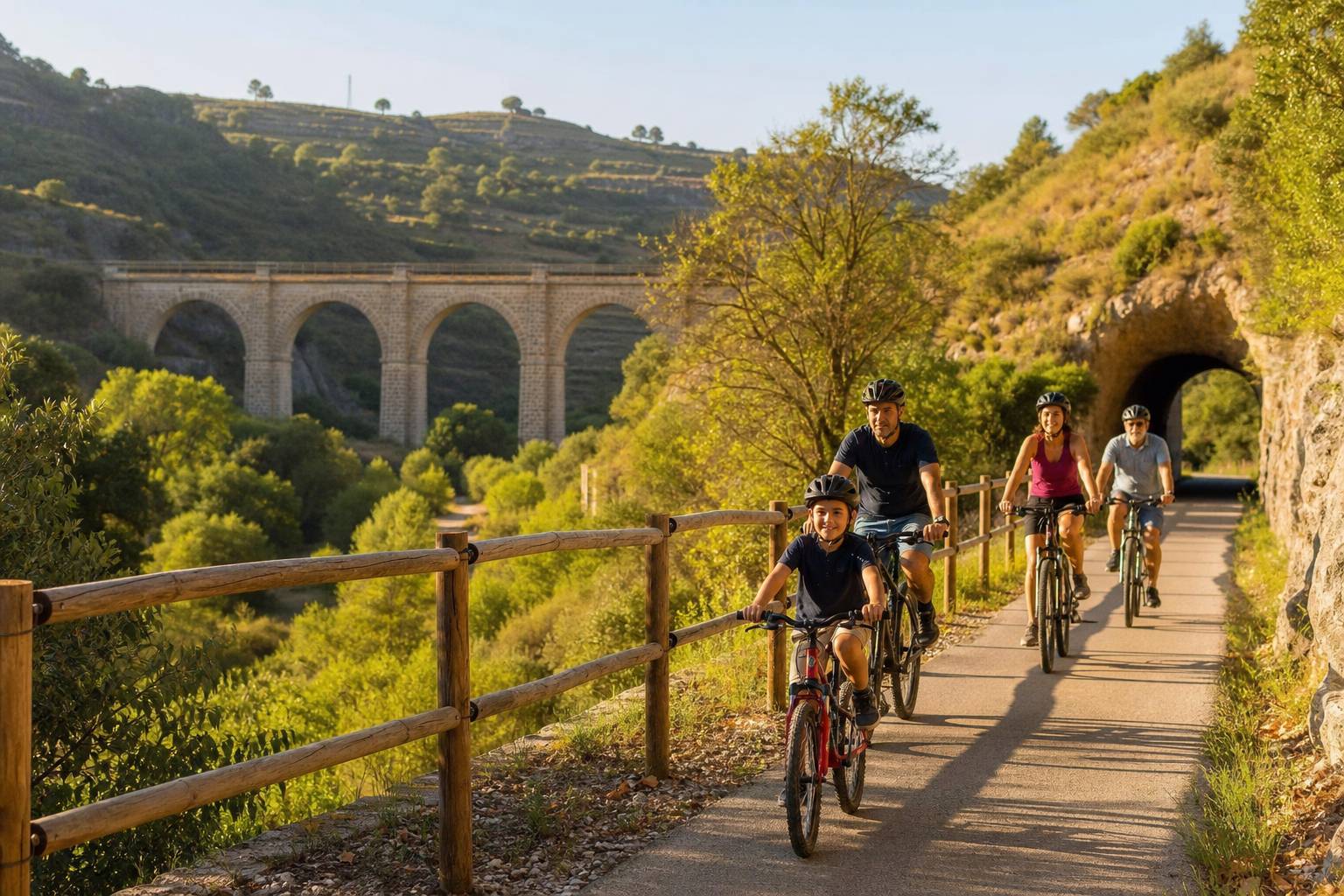 Las mejores vías verdes para ir en bicicleta: antiguas vías de tren convertidas en rutas fáciles